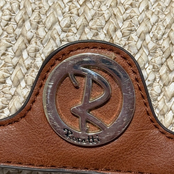 Rosetti Brown and Cream Shoulder Bag with Textured Design - Picture 3 of 14